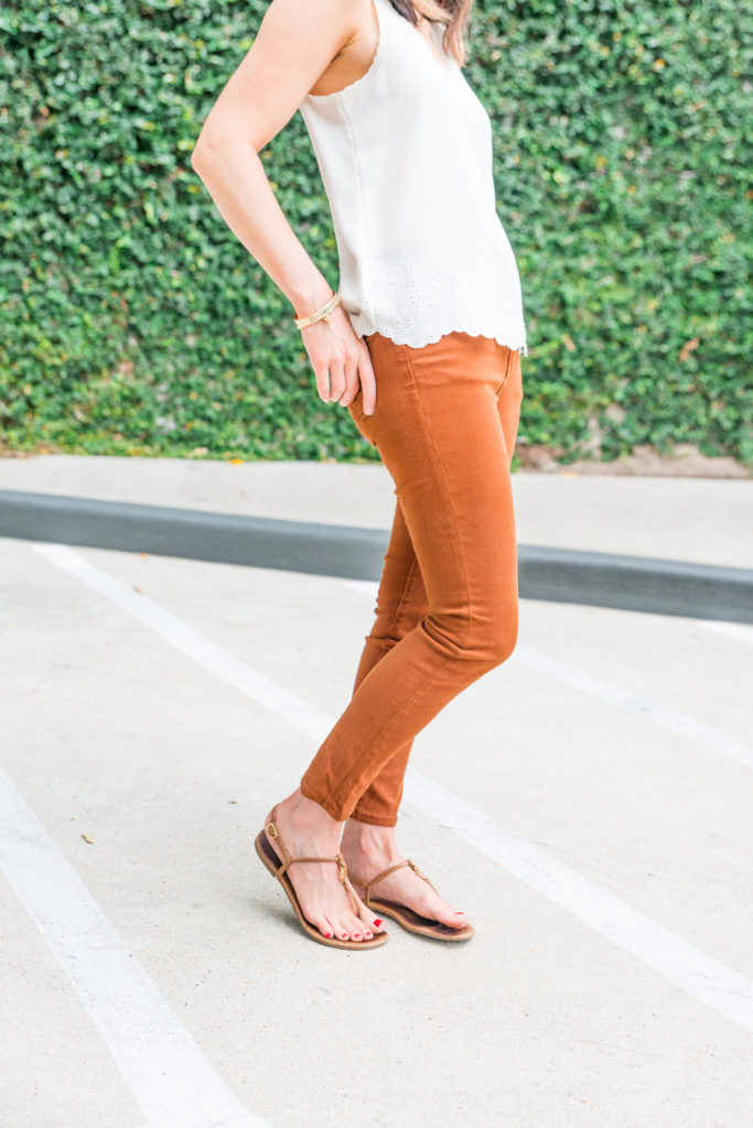 J Brand Burnt Orange Jeans